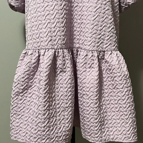 Hudson North Easy V neck Short Sleeve Short Dress Dark Orchid - Picture 9 of 15